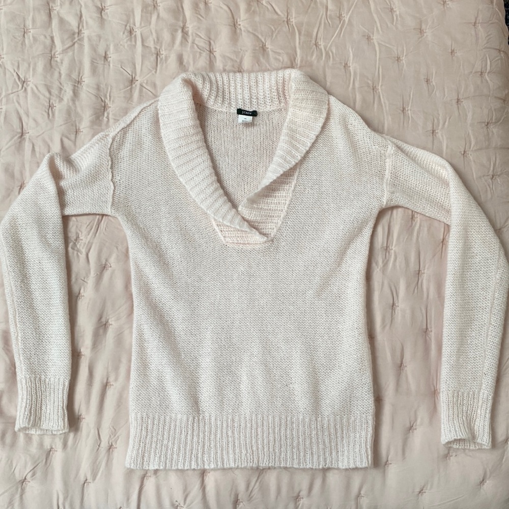 J Crew Sweater pale pink size XS- S